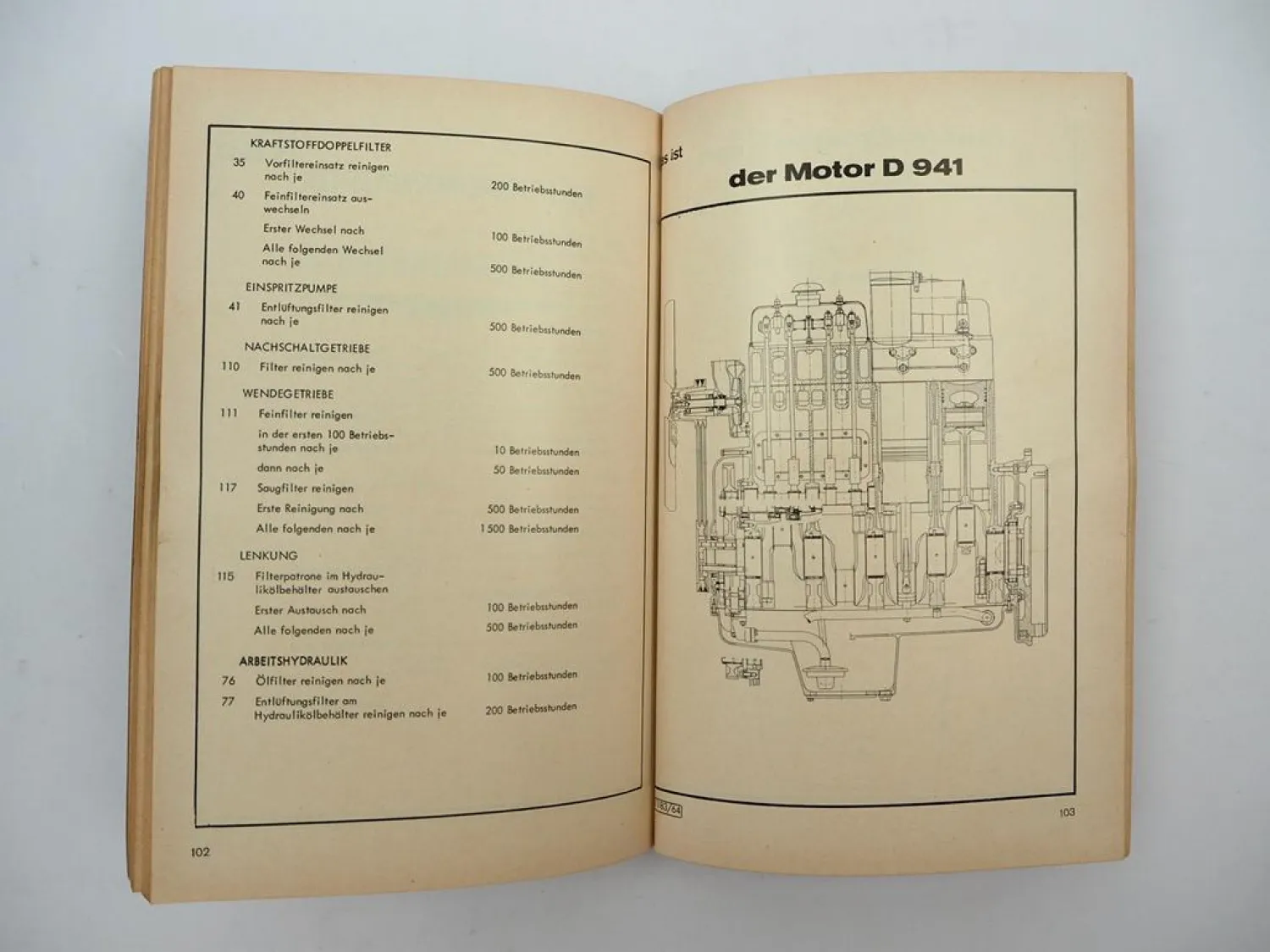 Hanomag B8 Serie B Radlader Betriebsanleitung Wartung Schaltplan 1967