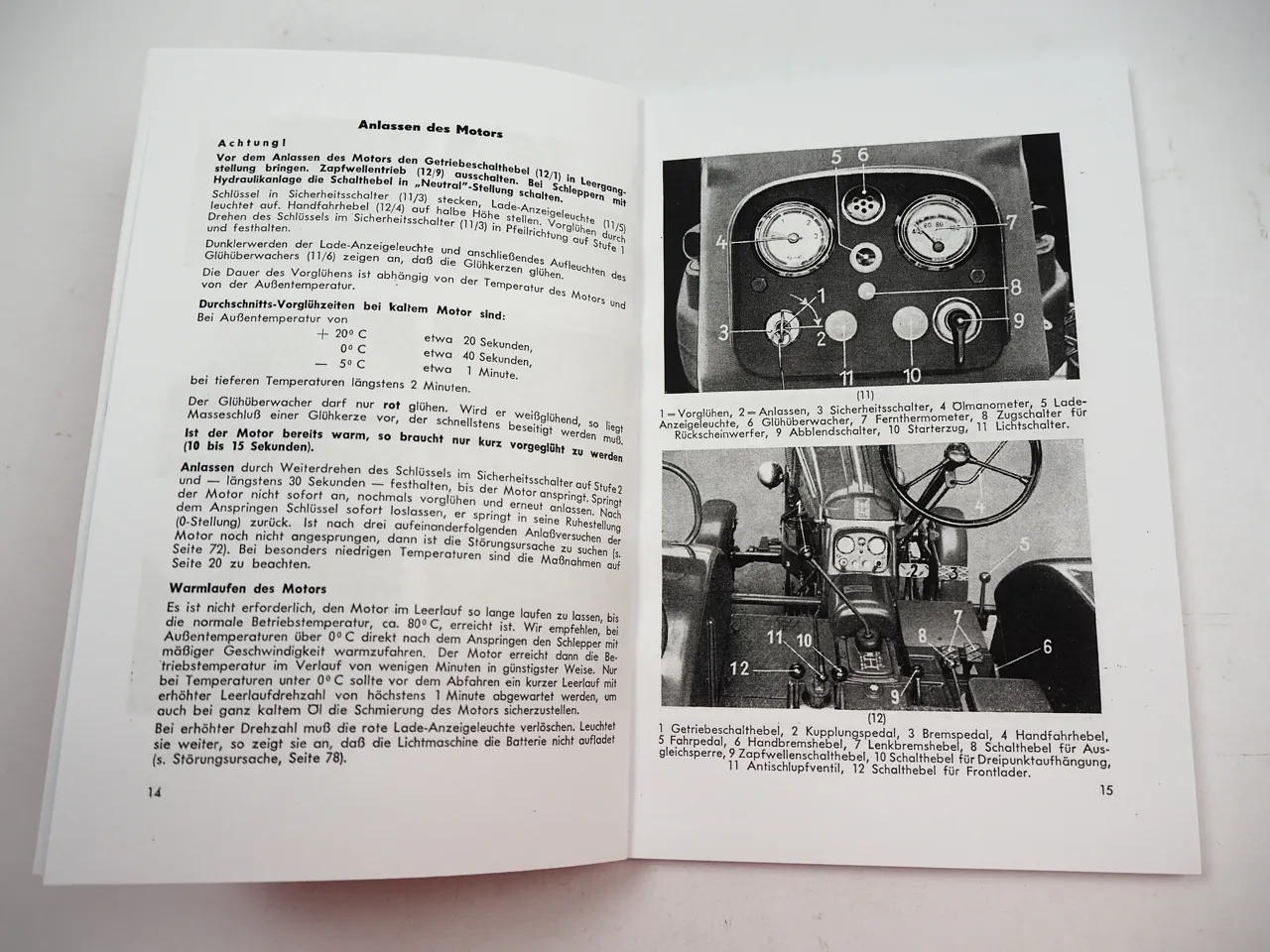 Hanomag C224 Combitrac Betriebsanleitung Bedienung Wartung Schaltplan