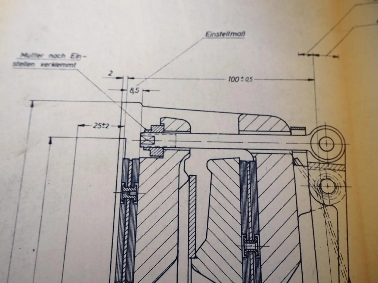 Hanomag Doppelkupplung DT280 280G LuK für Schlepper techn Zeichnung 1967