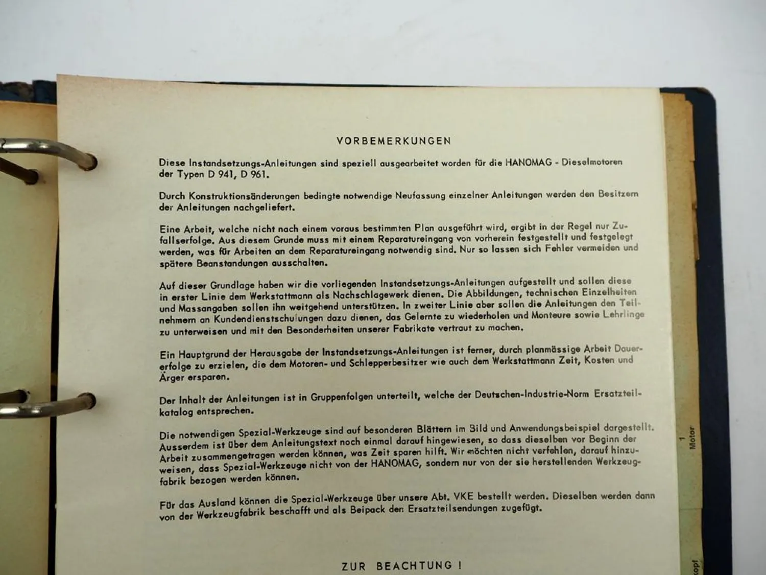 Hanomag K7 K7b Baumaschinen Laderaupe Werkstatthandbuch 1965