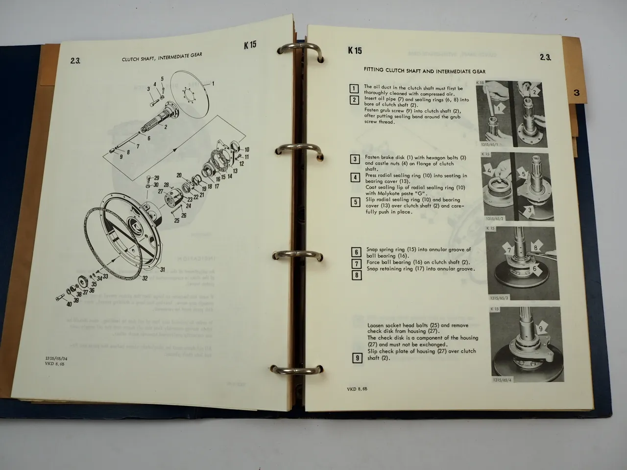 Hanomag K7 Serie B Crawler Tractor Repair Instructions Workshop Manual 1965