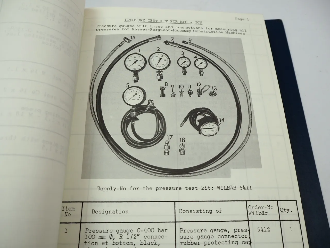Hanomag Massey Ferguson Construction Machinery Technical Bulletins 1975