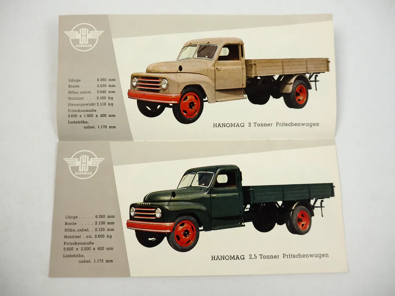 Hanomag Programm LKW Transporter Omnibus Prospekt Nr. 567