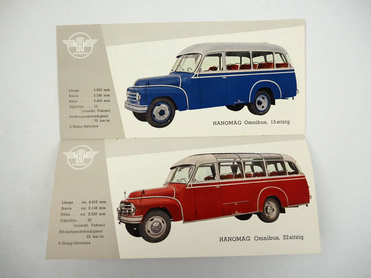 Hanomag Programm LKW Transporter Omnibus Prospekt Nr. 567