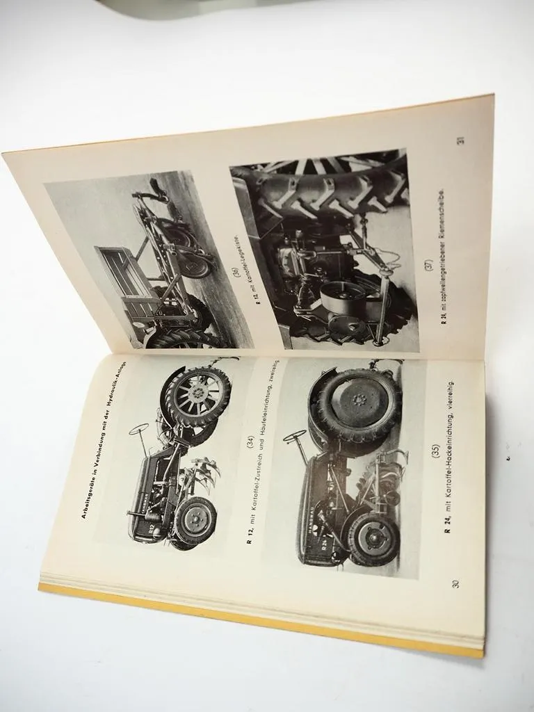 Hanomag R12 R24 Hydraulische Anlage im Radschlepper Bedienung Wartung 1955