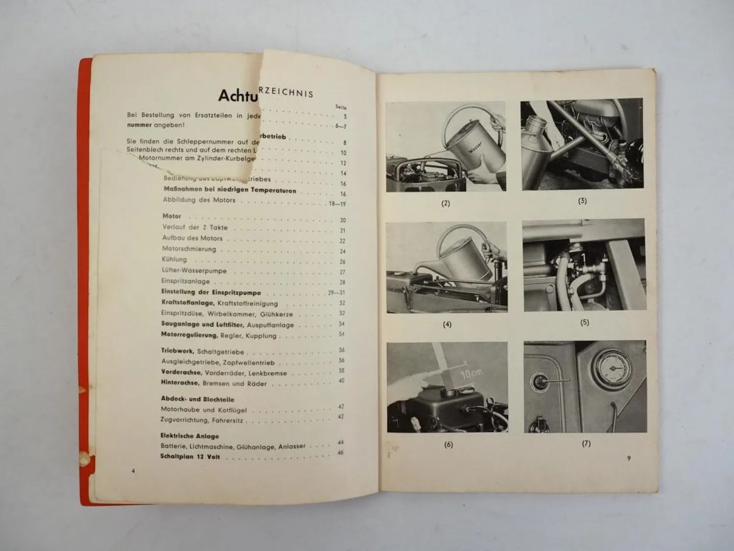 Hanomag R12 Radschlepper Betriebsanleitung 1953 unvollständig