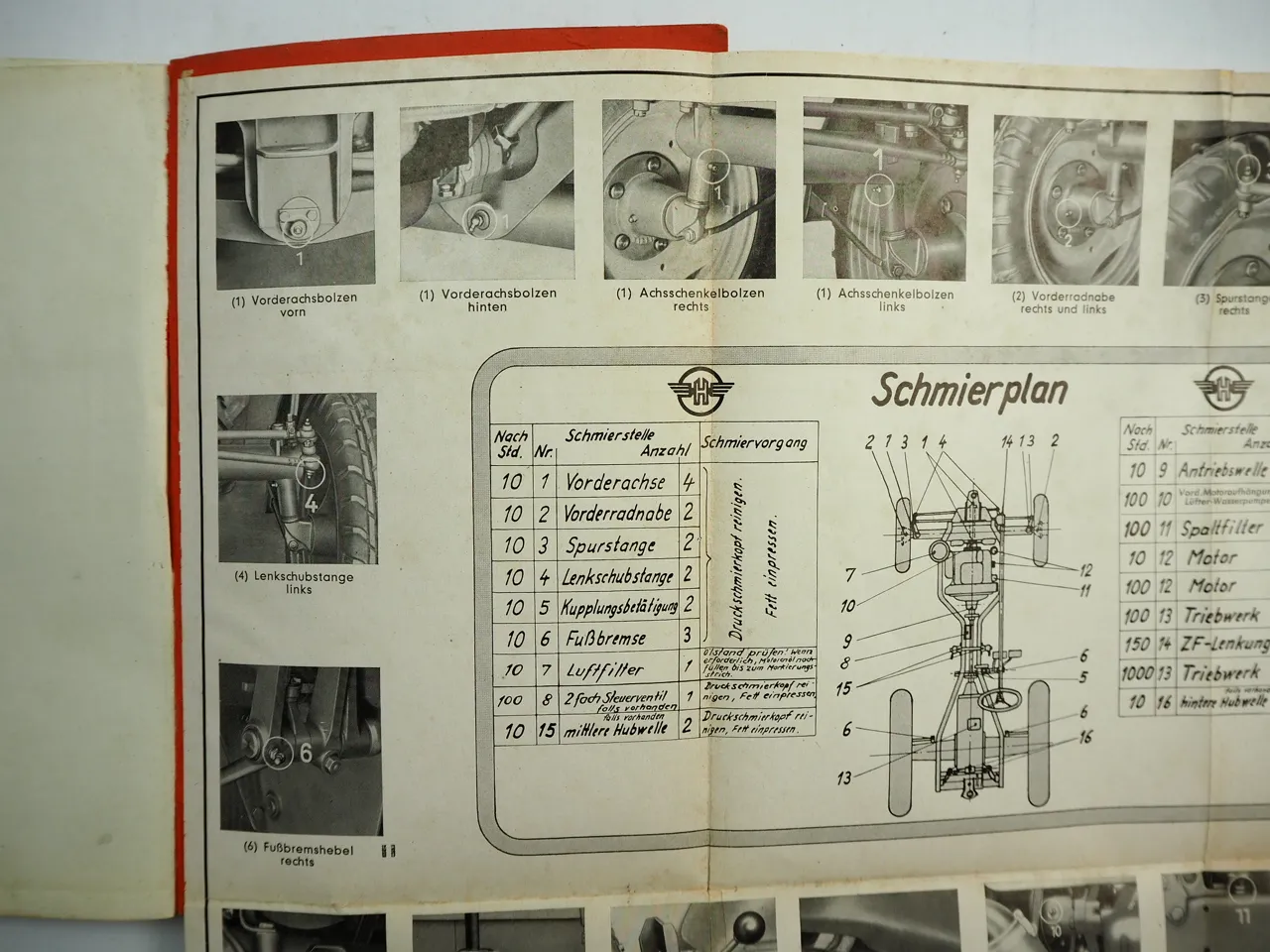 Hanomag R12 Schlepper Bedienungsanleitung Betriebsanleitung 1953