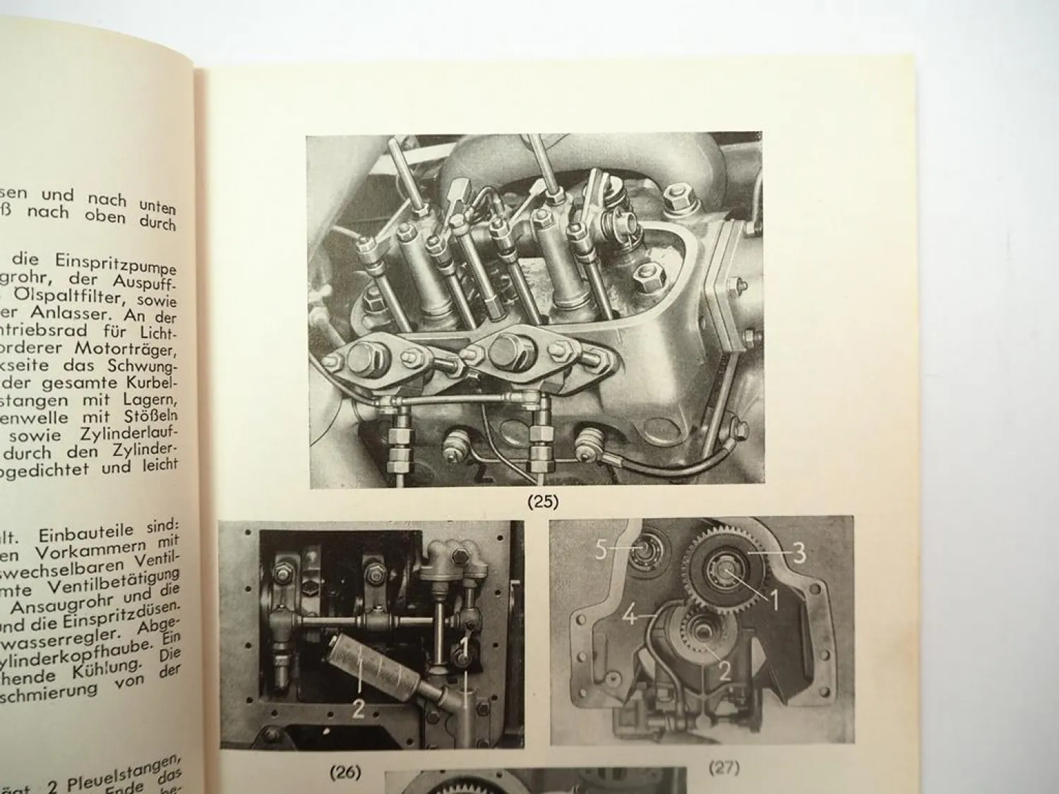 Hanomag R16 Radschlepper Betriebsanleitung Ersatzteilliste 1956/55