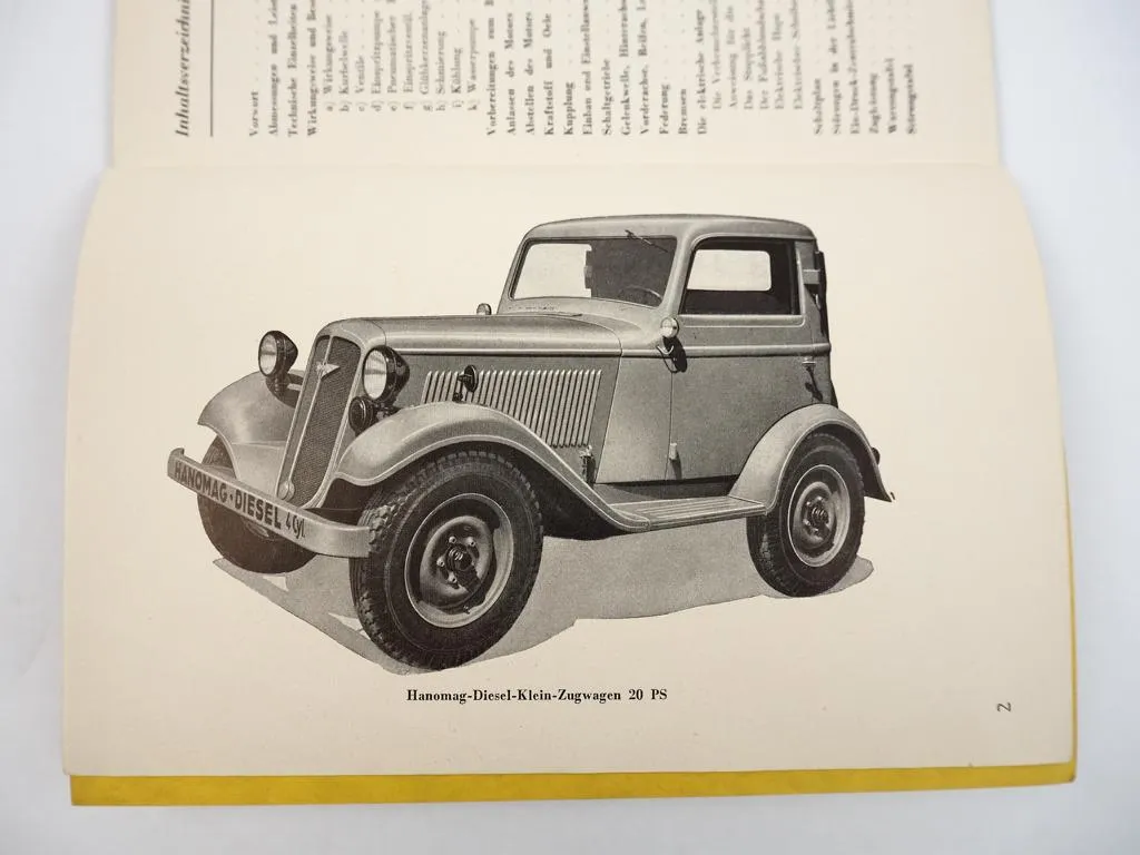 Hanomag SS20 RL20 Zugwagen Bauernschlepper Handbuch Betriebsanleitung 1941