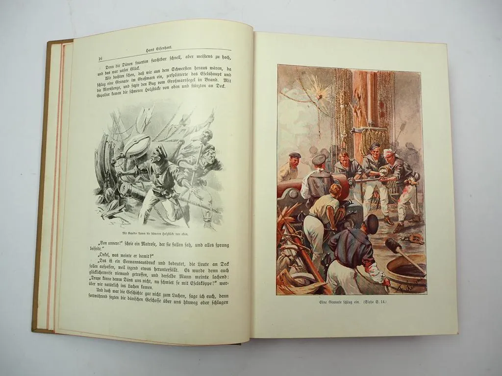 Hans Eisenhart Ein deutsches Flottenbuch Ferdinand Lindner ca. 1900