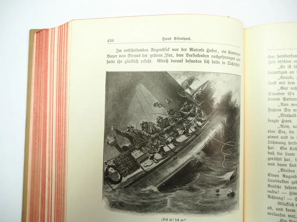 Hans Eisenhart Ein deutsches Flottenbuch Ferdinand Lindner ca. 1900