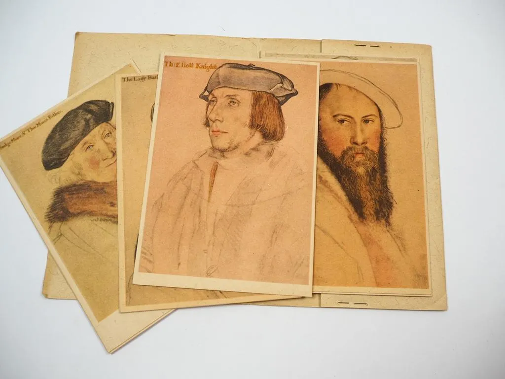 Hans Holbein Bildnisse 12 Postkarten Das farbige Meisterwerk Serie 32 WKV Woldemar Klein Verlag Berlin