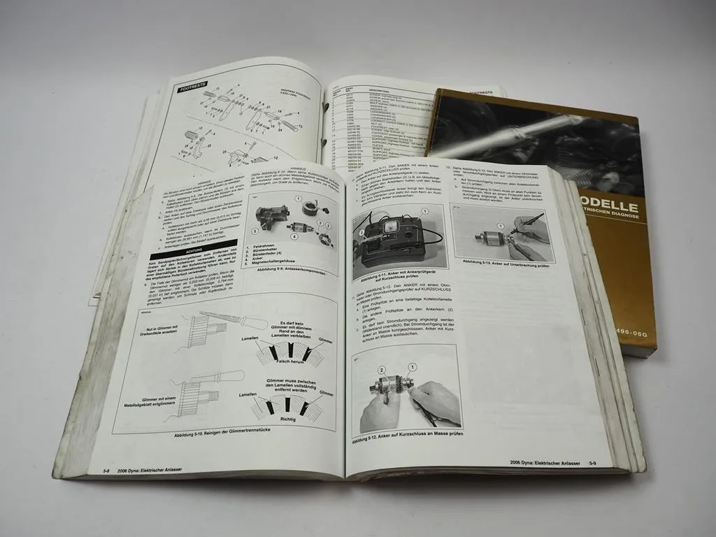 Harley Davidson DYNA Glide FXD 2006 Werkstatthandbuch Diagnose Parts List