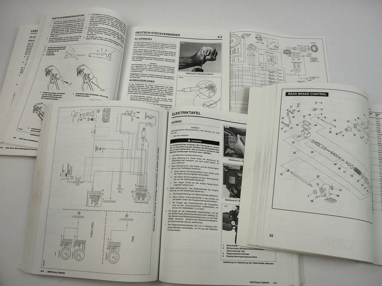 Harley Davidson DYNA Glide FXD 2004 Werkstatthandbuch Diagnose Parts List