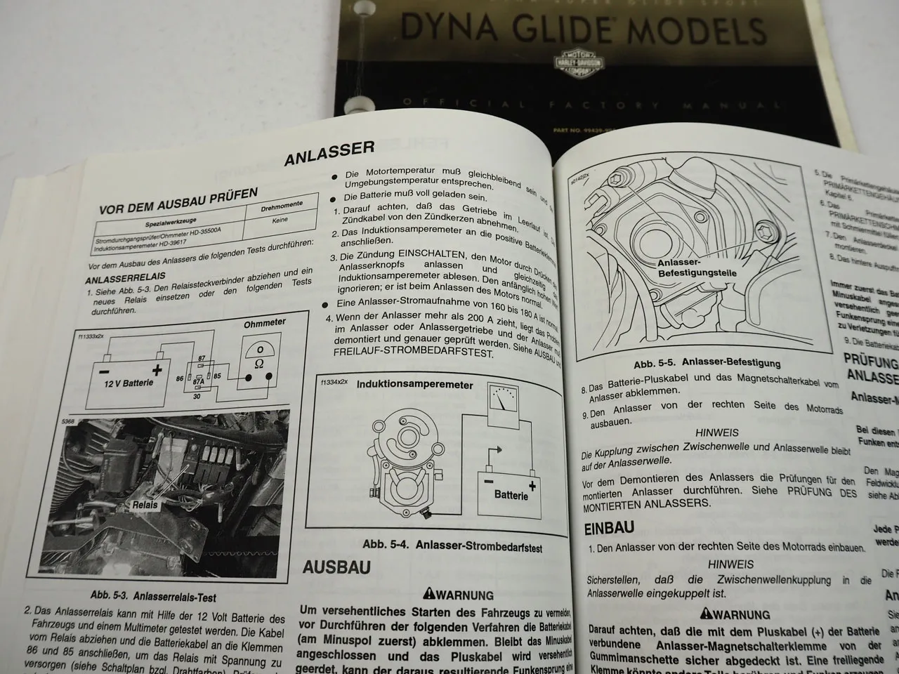 Harley Davidson DYNA Glide FXD 1999 Werkstatthandbuch und Parts List