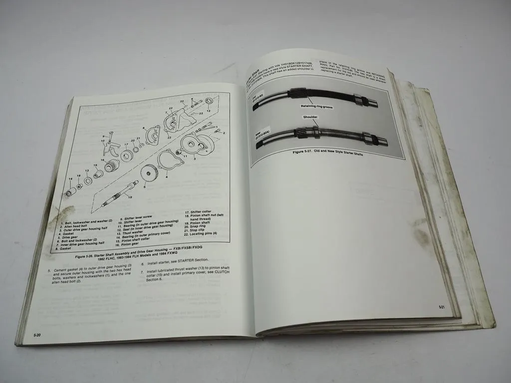 Harley Davidson FLH FLHS FXB FXSB FXE FXEF FXS FXWG FXST 1978-84 Service Manual