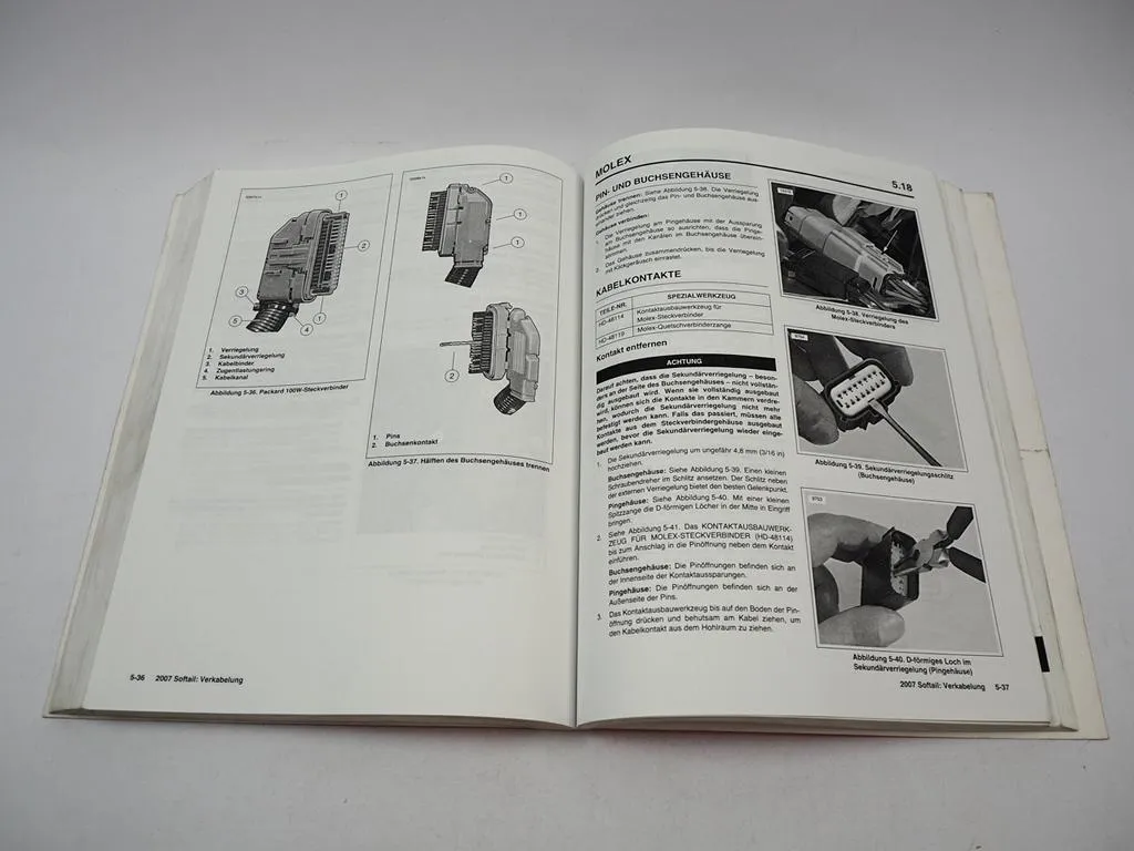 Harley Davidson Softail FXS FLS Shrine 2007 Diagnose Elektrik Fehlersuche