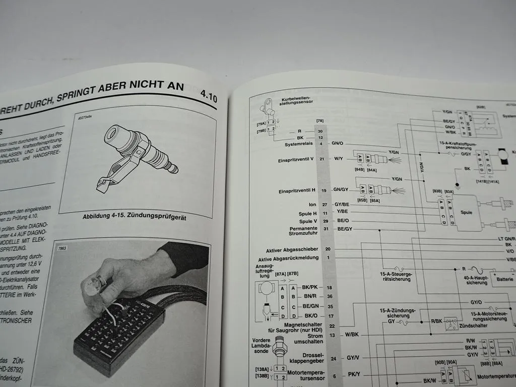 Harley Davidson Softail FXS FLS Shrine 2007 Diagnose Elektrik Fehlersuche