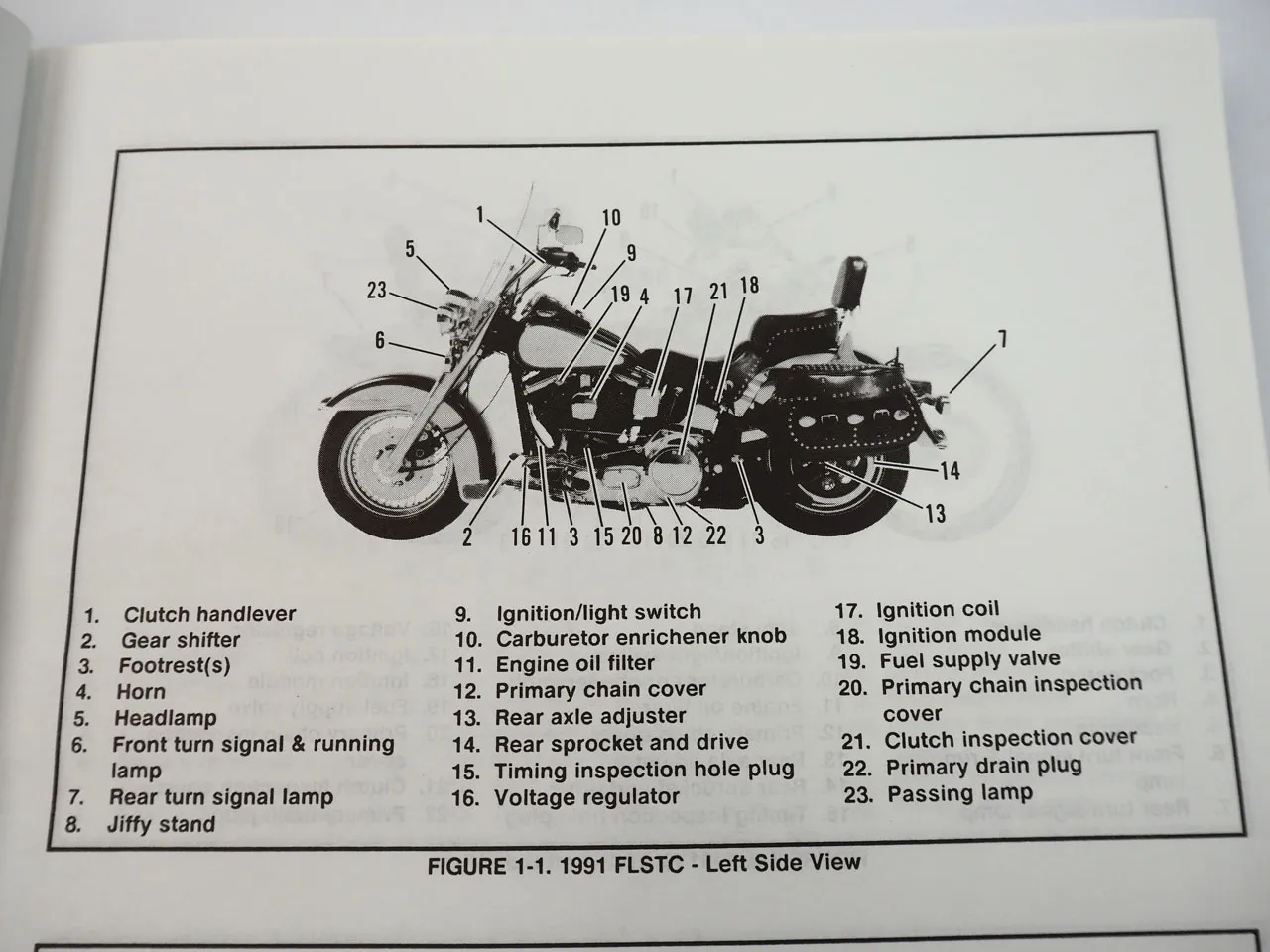 Harley Davidson Softail Modelle FX FL 1991 and 1992 Service Manual Reparatur