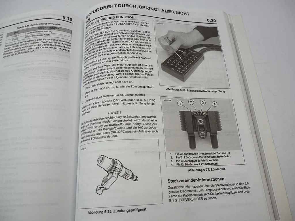 Harley Davidson Sportster XL 883 1200 Modelle 2013 Diagnose Elektrik Fehlersuche