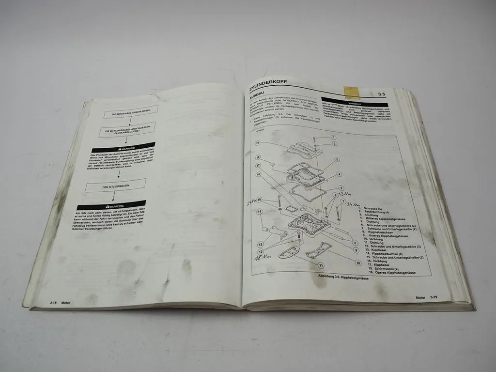 Harley Davidson Sportster XL XLH 883 1200 Mod. 2001 Werkstatthandbuch Parts List