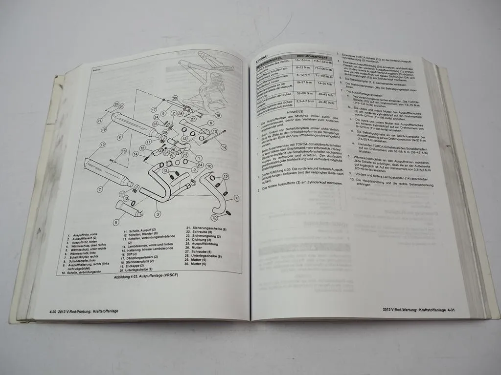 Harley Davidson V Rod VRSCF Night Rod VRSCDX 2013 Werkstatthandbuch Diagnose