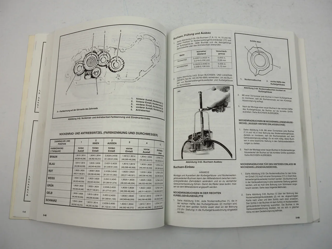 Harley Davidson XLH 883 1200 Sportster 1995 -1996 Werkstatthandbuch Wartung