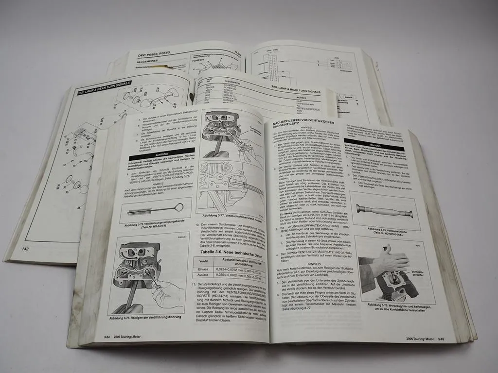 Harley Touring FLHR FLHX FLHT 2006 Werkstatthandbuch Diagnose Parts List
