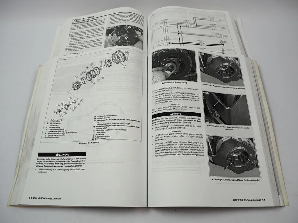 Harley V Rod VRSCAW VRSCF Night Rod VRSCDX 2010 Werkstatthandbuch Diagnose