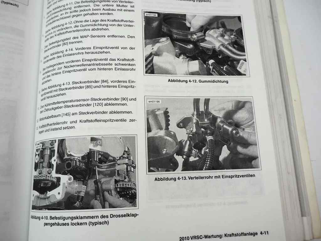 Harley V Rod VRSCAW VRSCF Night Rod VRSCDX 2010 Werkstatthandbuch Diagnose