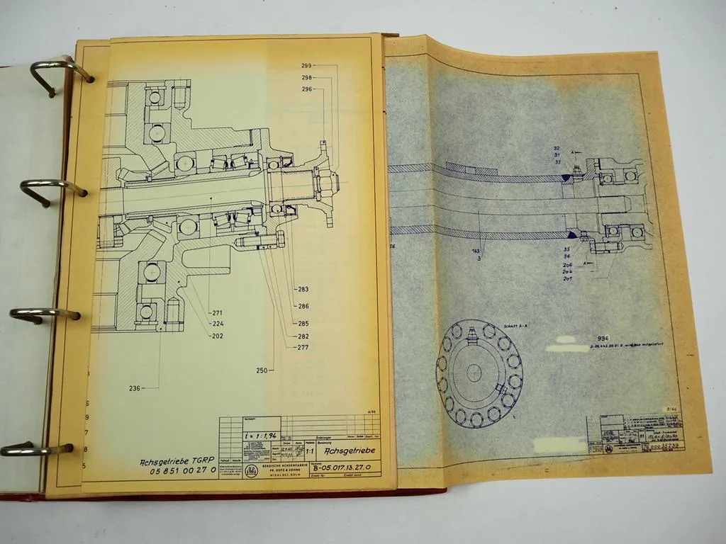 Hatra M40 M 40 Vollhydraulik Mobilbagger Betriebsanleitung Ersatzteilliste