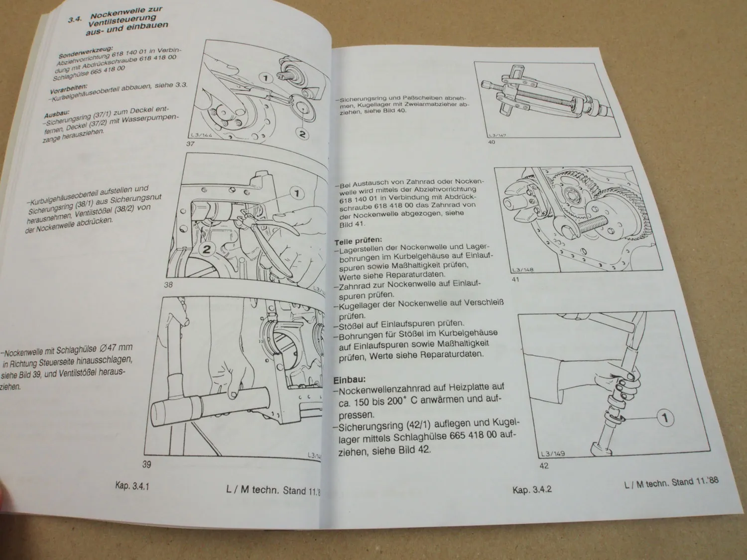 Hatz 2/3/4 L30 L31 L40 M31 M40 H2L30 H3L30 Werkstatthandbuch 1989