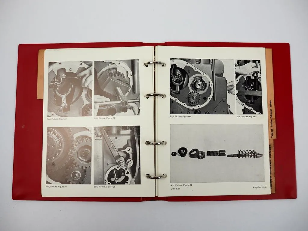 Hatz E 80 85 89 G FG Motor Werkstatthandbuch Reparaturhandbuch 1981