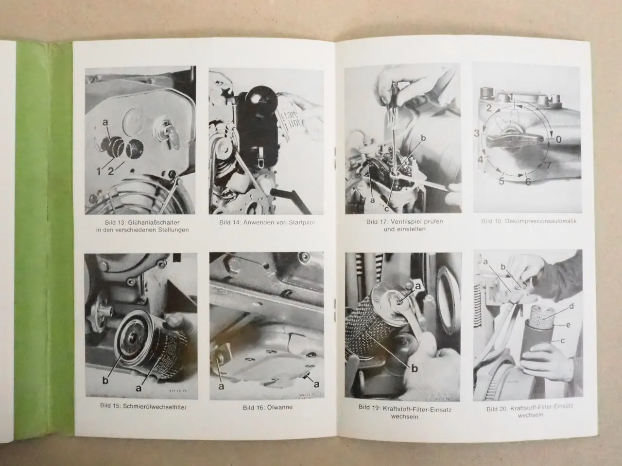 Hatz E Z D V 108 Motor Betriebsanleitung Bedienungsanleitung 1978