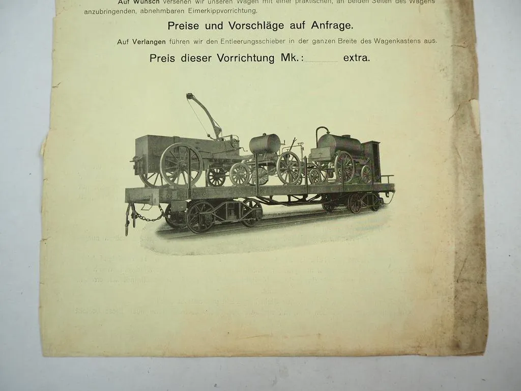 Heidesheimer Maschinenfabrik Kehrmaschinen Müllabfuhr 2x Prospekt 2x Preisliste