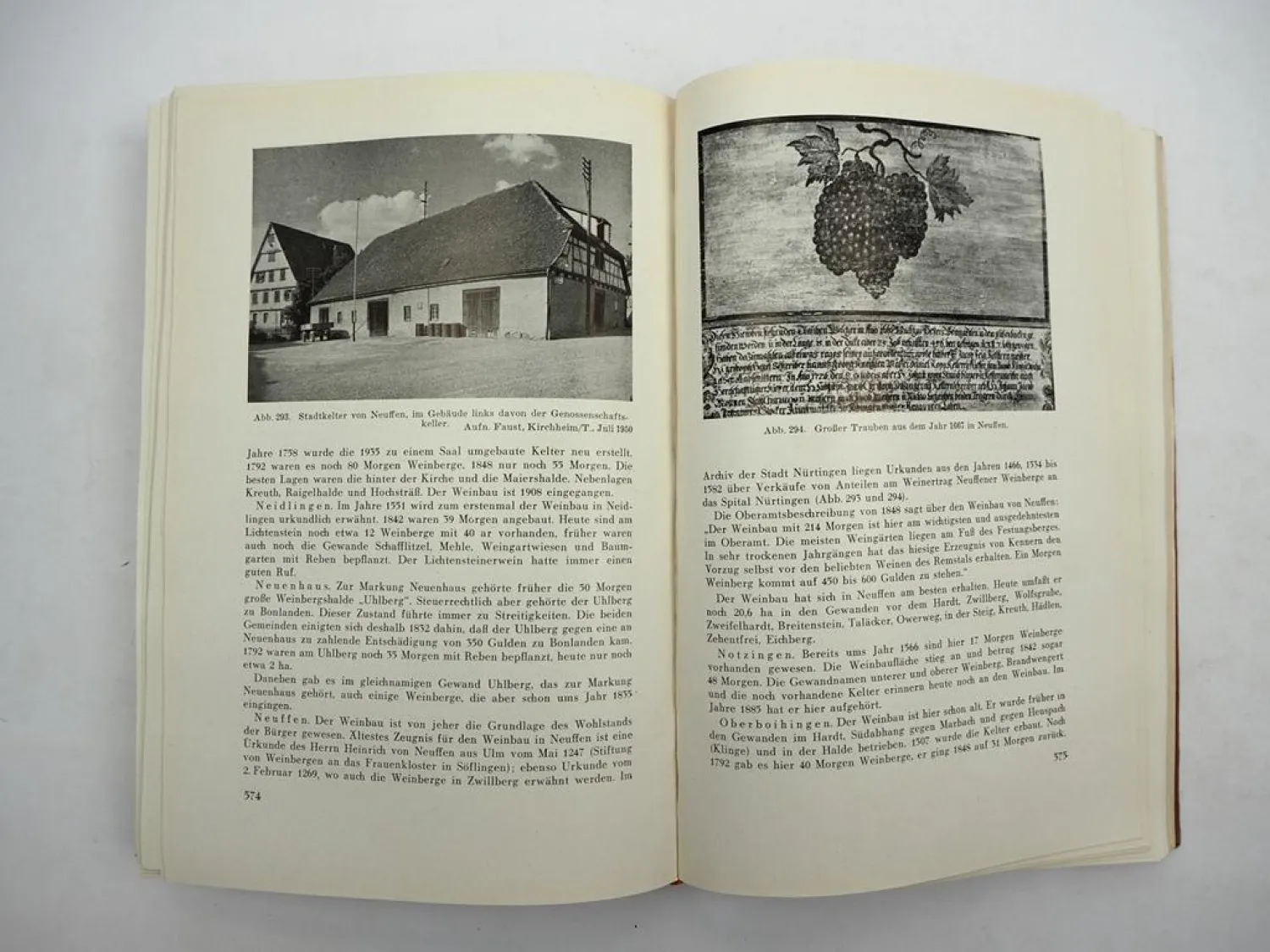 Heimatbuch des Kreises Nürtingen Bd.1 1950 Hans Schwenkel Baden-Württemberg