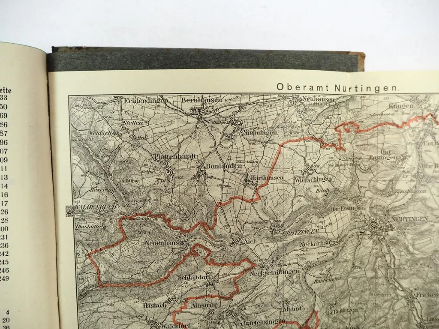 Heimatbuch für das Oberamt Nürtingen 1928 Vosseler Baden-Württemberg