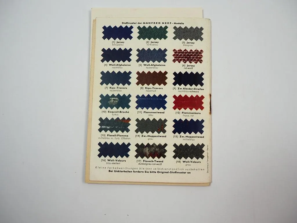 Herbst Damen Kleider Mode Versand Katalog Atelier Manfred Neef Kulmbach Ofr 1956