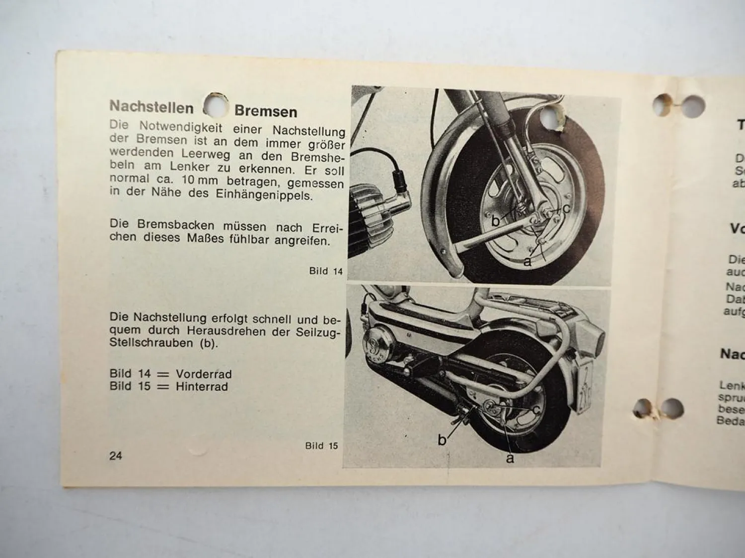 Hercules CB1 CB2 Mofa mit Sachs Motor 502/1 Betriebsanleitung Wartung 1970er J.