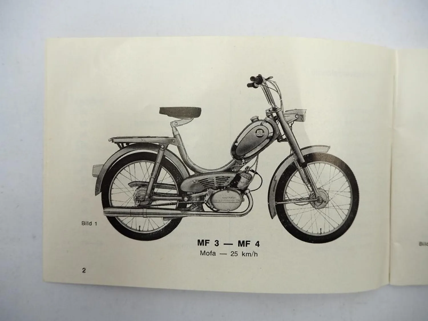 Hercules MF3 MF4 HR1 Mofa MP2 MP4 Moped m. Sachs Motor Betriebsanleitung Wartung