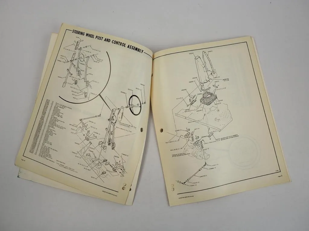 Hesston 6400U Windrower + Auger Draper Header Ersatzteilliste Parts Listing 1978