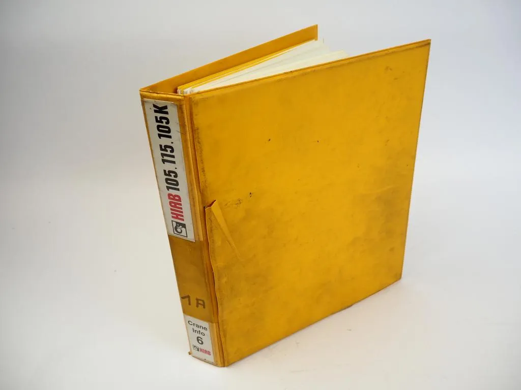 Hiab 105 105K 115 Ladekran Ersatzteilkatalog Techn. Daten Hydraulikschema 1992