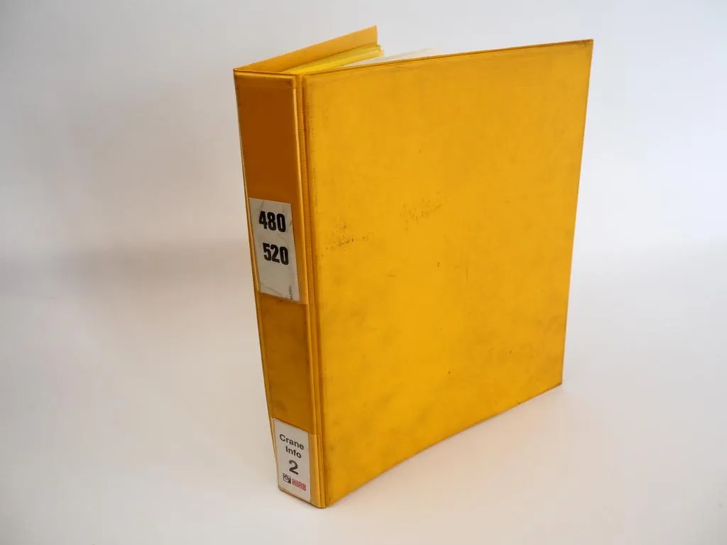 Hiab 480 520 Ladekran Ersatzteilkatalog Techn. Daten Hydraulikschema 1991/92