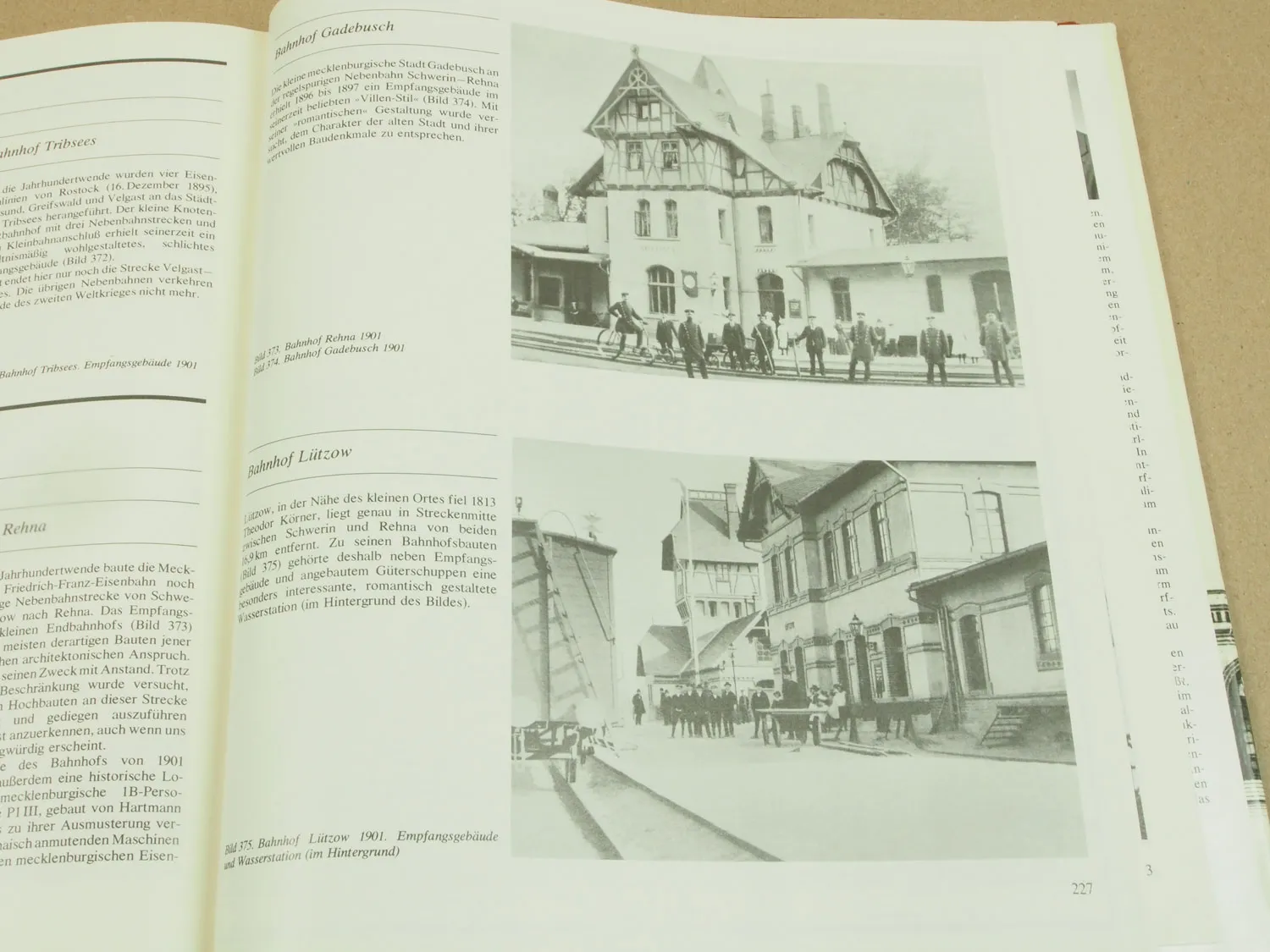 Historische Bahnhofsbauten Sachsens Preußens Mecklenburgs und Thüringens 1980