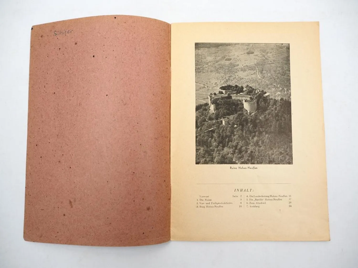 Hohenneuffen Beschreibung der Burg und ihrer Geschichte 1948 Baden-Württemberg