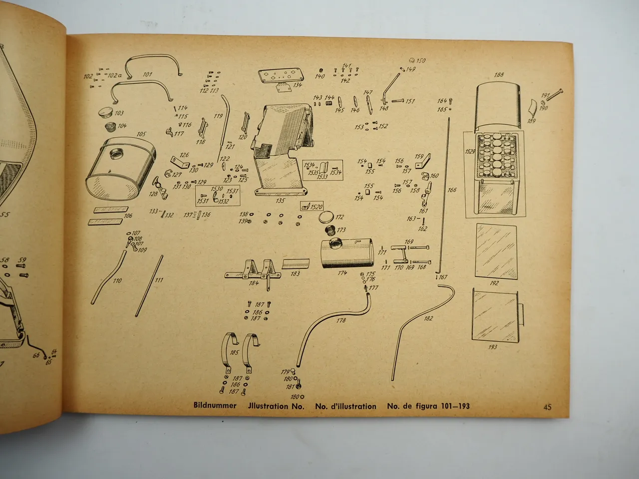 Holder Cultitrac A12 Allradschlepper Ersatzteilliste Spare Parts List 1962