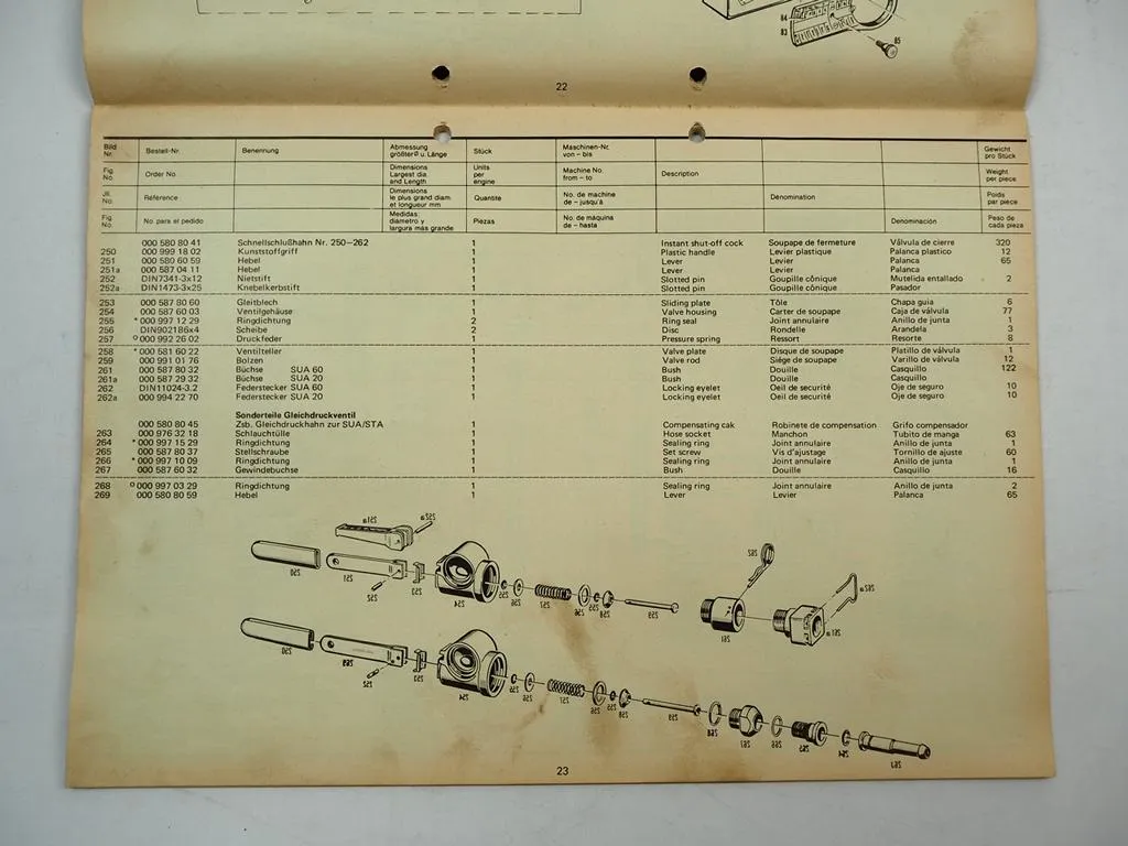 Holder Platz AS 3 4 6 8 10 15 Spritzgerät Betriebsanleitung Ersatzteilliste 1983
