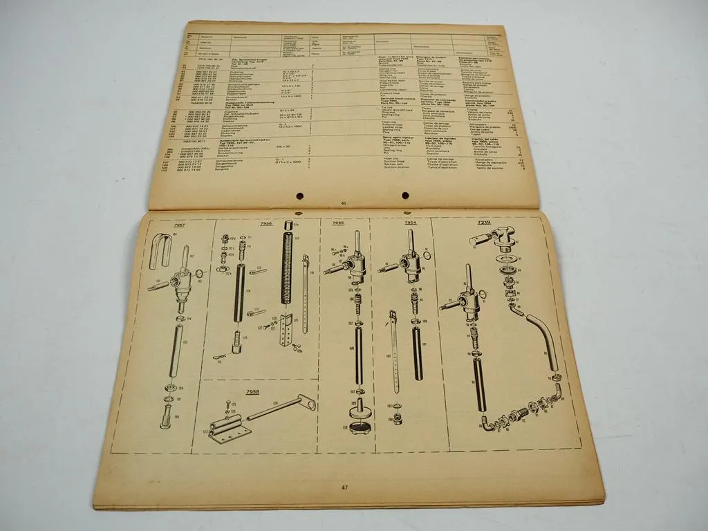 Holder Platz AS 3 4 6 8 10 Spritzgerät Betriebsanleitung Ersatzteilliste 1979