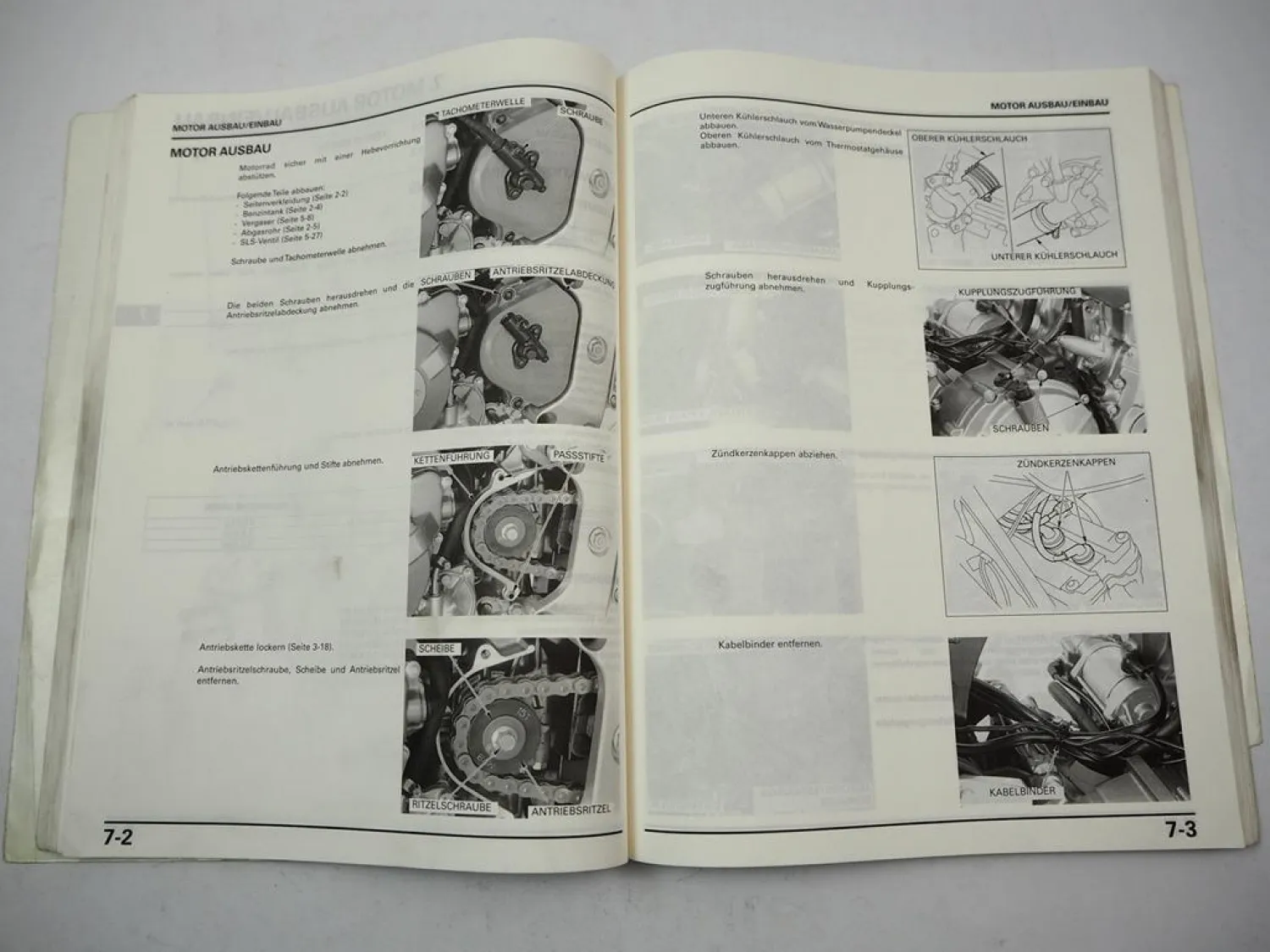 Honda CB 600 F PC34 Hornet Werkstatthandbuch Original Reparaturanleitung 1998