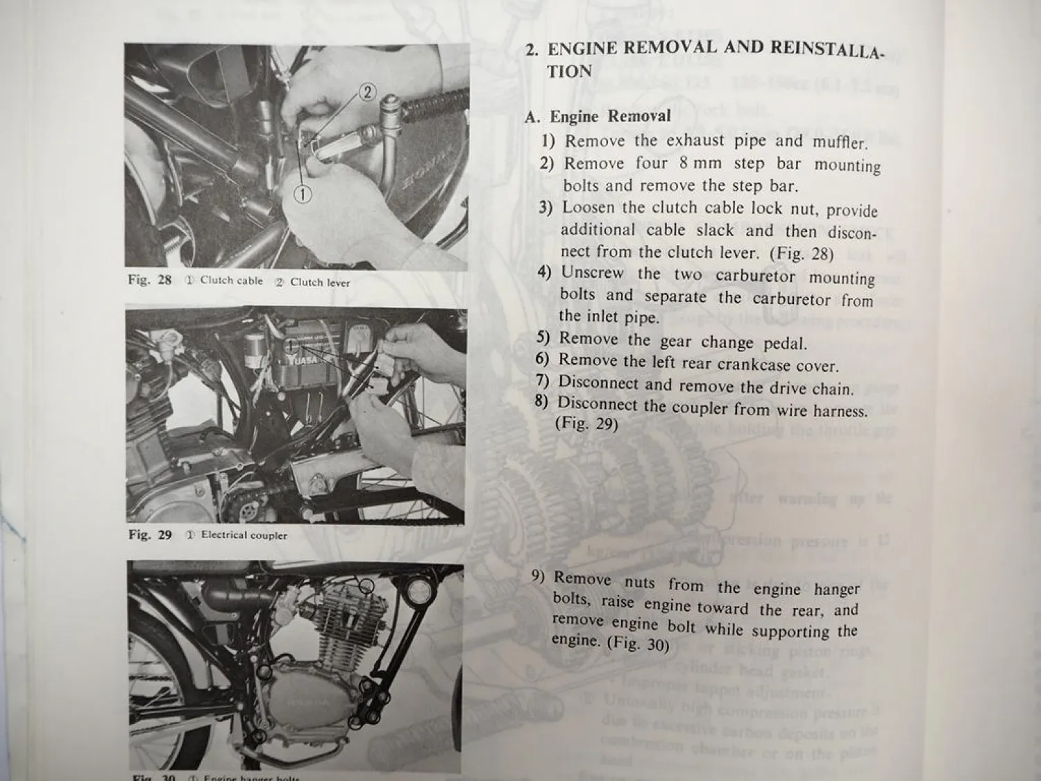 Honda CB100 CL100 SL100 CB125 S J CD125S SL125 TL125 Shop Repair Manual 1978 Werkstatthandbuch